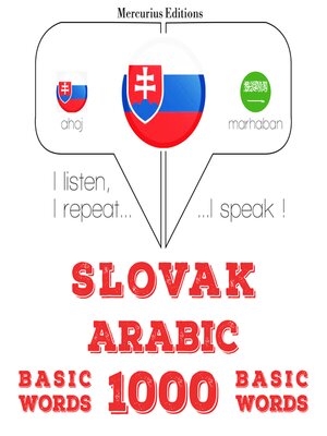 cover image of Slovenský--Arabčina